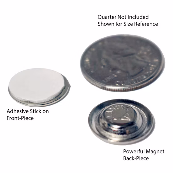 Magnetische Namensschilder aus Metall, individuelle Namensschilder/runder Magnetknopf