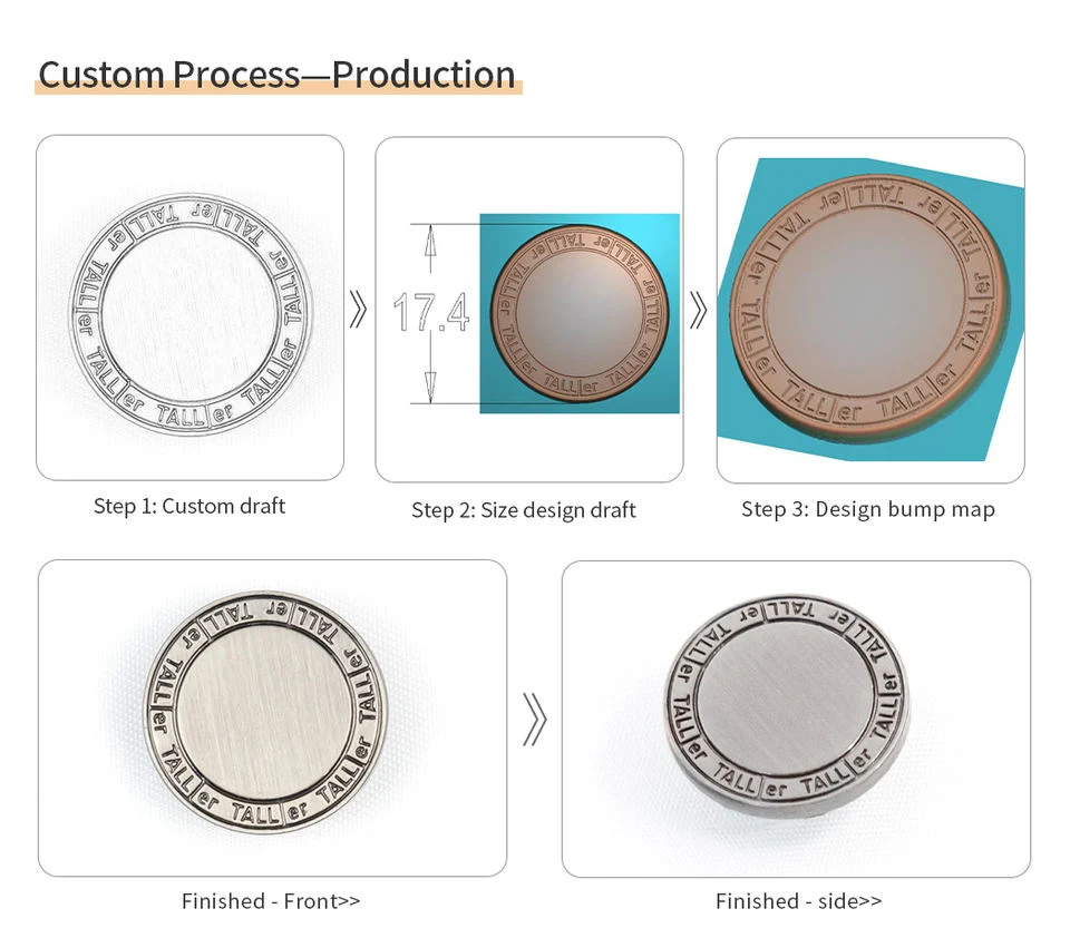 Customized High-Quality Metal Alloy Magnetic Snap Buttons for Leathers Jackets and Bags